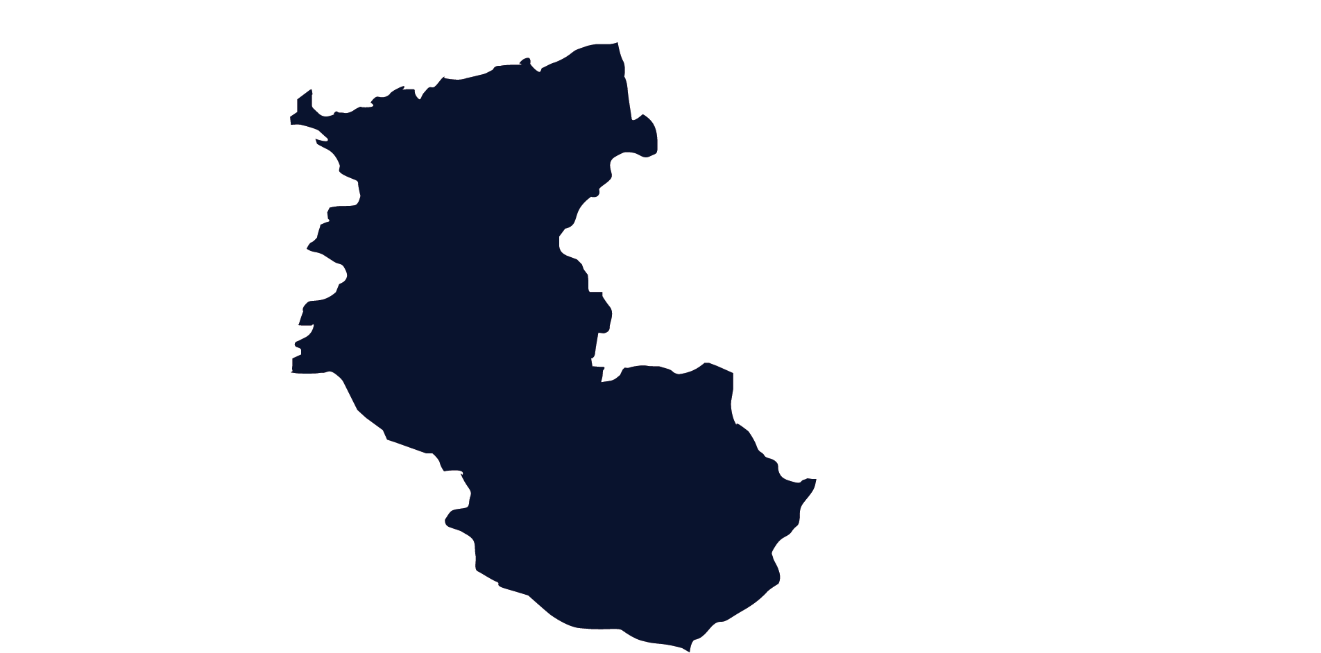 対応エリアの地図（のどか市周辺）